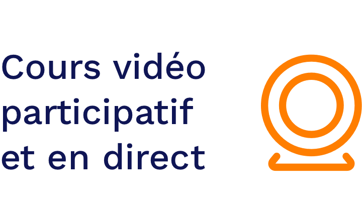 Cours vidéo participatif et en direct