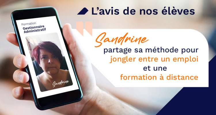 La formation à distance de Sandrine