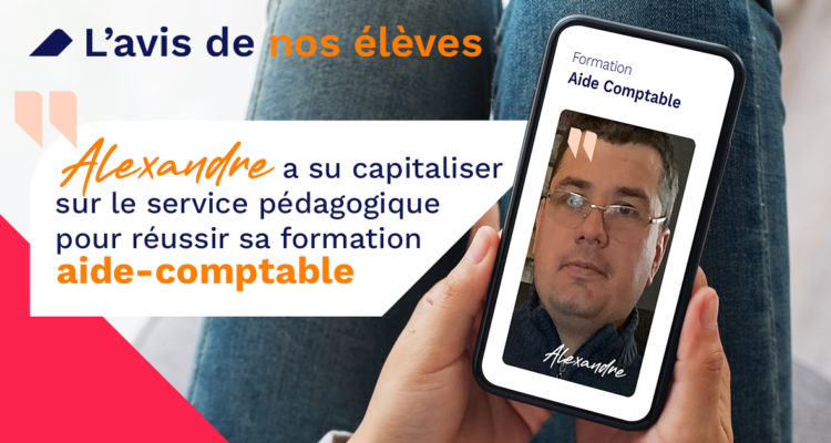 La formation aide-comptable d'Alexandre