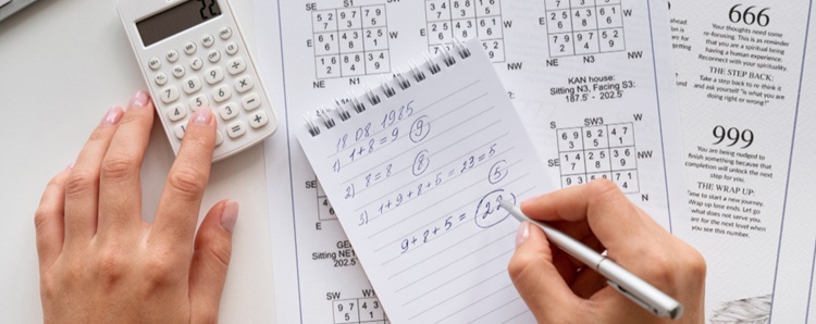 une personne travaillant sur de la comptabilité